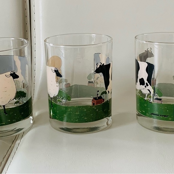 Warren Kimble drinking Glasses of 5 - Picture 3 of 8